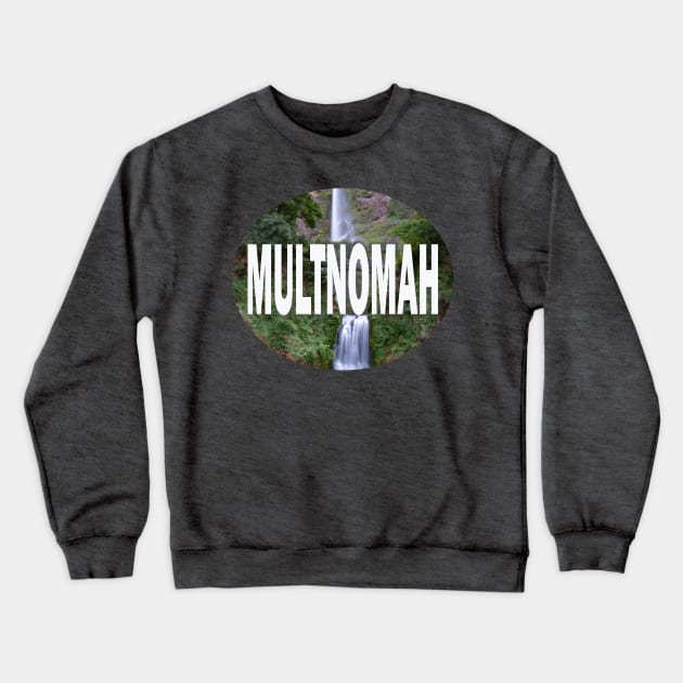 Multnomah Falls Crewneck Sweatshirt by stermitkermit